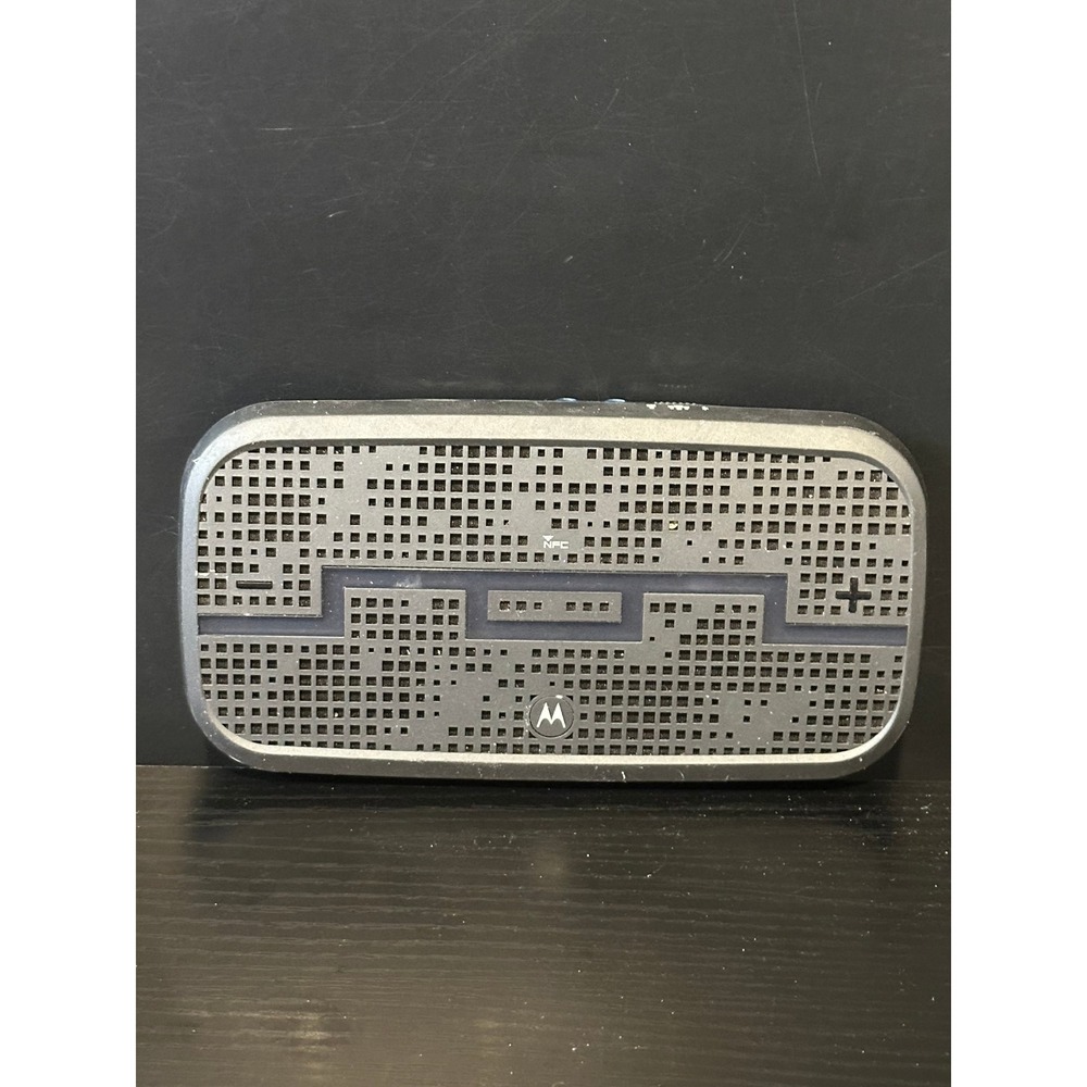 Motorola Deck Sol Republic Bluetooth Wireless Portable Speaker Gunmetal Gray NFC